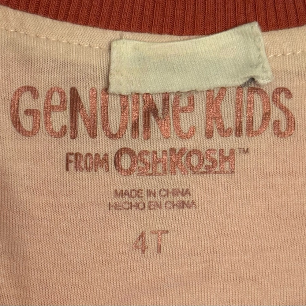 Oshkosh Kids Pink Bomber Jacket Size 4 - Picture 3 of 4